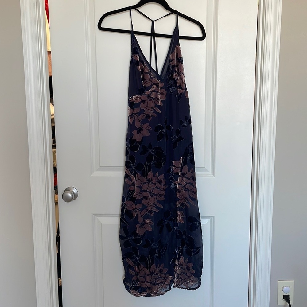 Flower print dress with slit | Arc nc